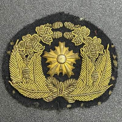 西秦中古拍卖第七十五期 - 不忘历史·抗战收藏 日本昭和时代警察刺绣大帽徽