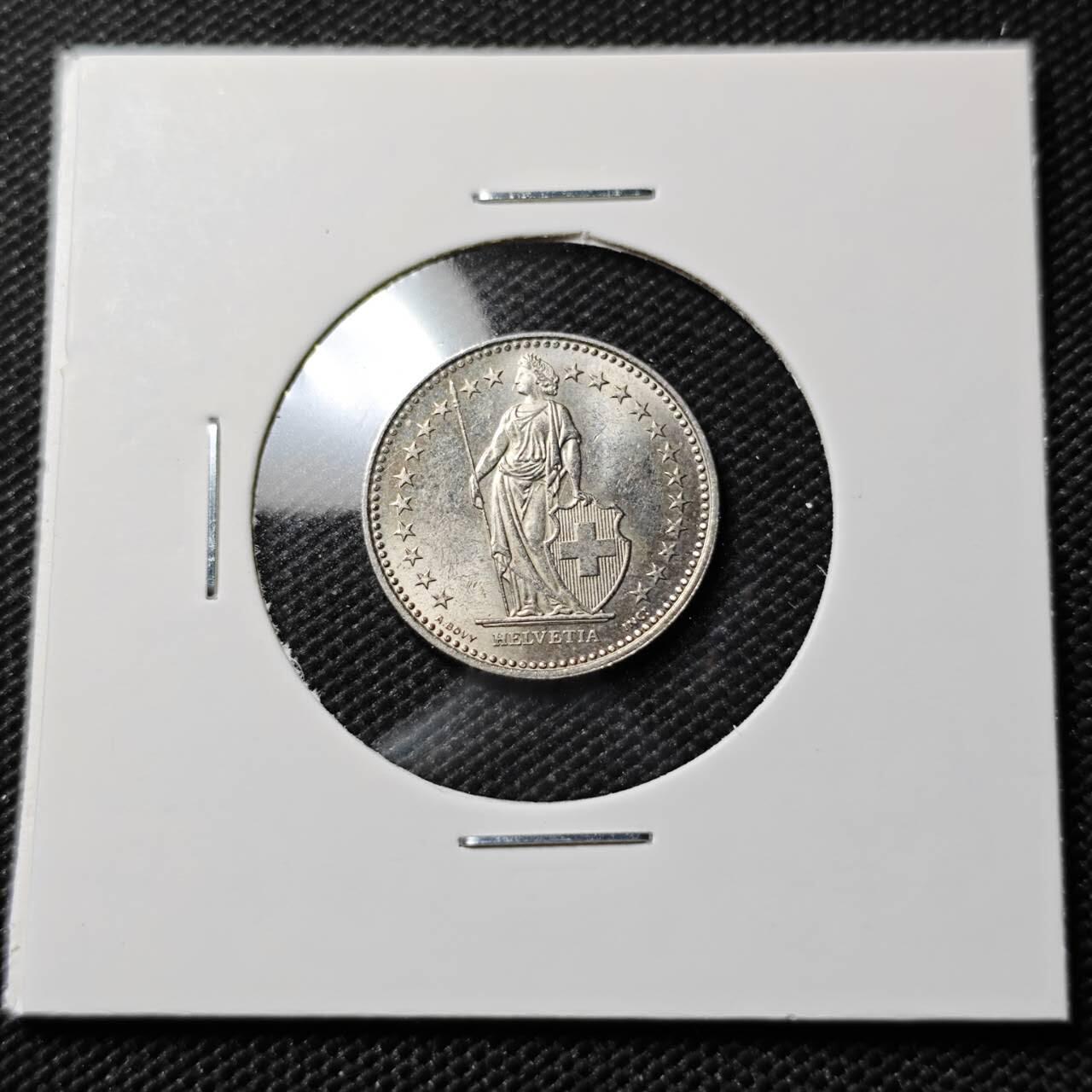 KK钱币收藏小铺  第393期  2月预留时间 周末发货  2003瑞士1/2法郎