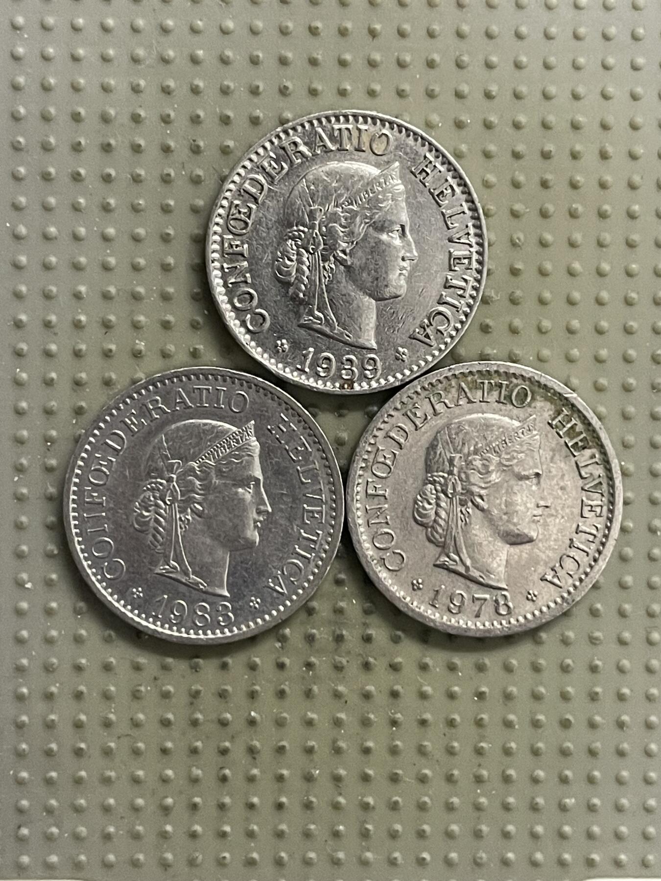 2026年第22场各国散币拍卖（总第172场） 瑞士10生丁3枚