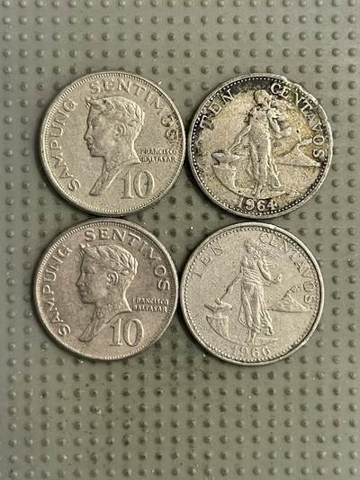 2026年第23场各国散币拍卖（总第173场） - 菲律宾10分4枚