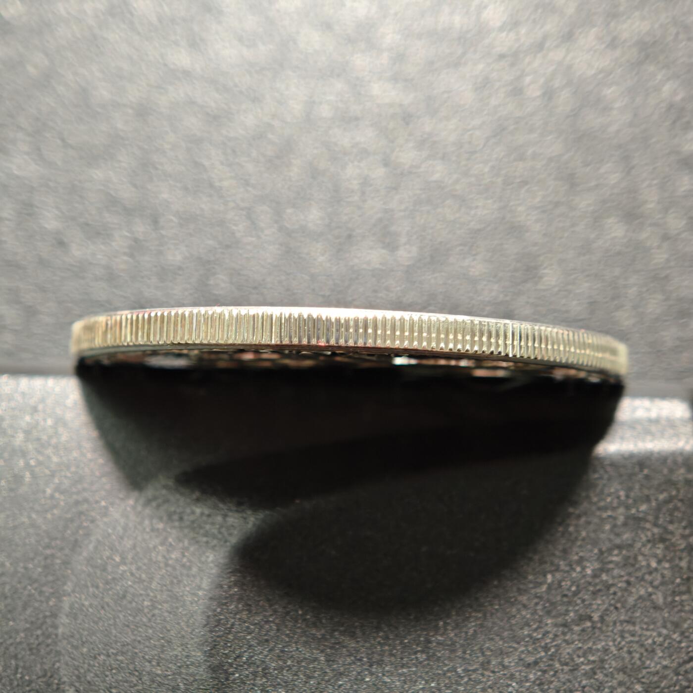 【德藏】世界币章拍卖第164期（拍品征集中~欢迎藏友联系） 1977年 海地莫斯科奥运会50古德精制纪念银币 原包装 925银 直径约：36mm；重约：21.4g