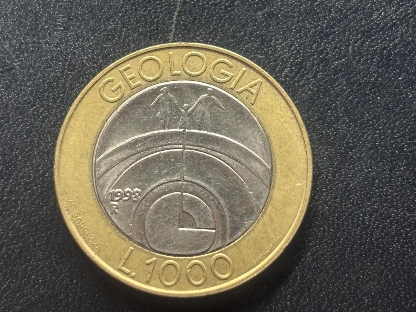 邮泉阁限时拍卖第四十一场（硬币在国外。请付邮费6元。） 圣马力诺1998年1000里拉