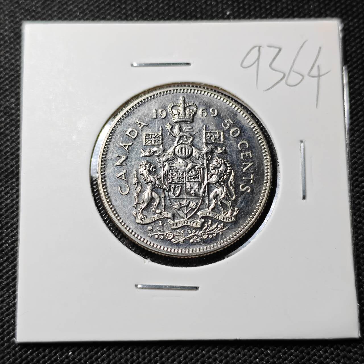 KK钱币收藏小铺  第393期  2月预留时间 周末发货  1969加拿大50分