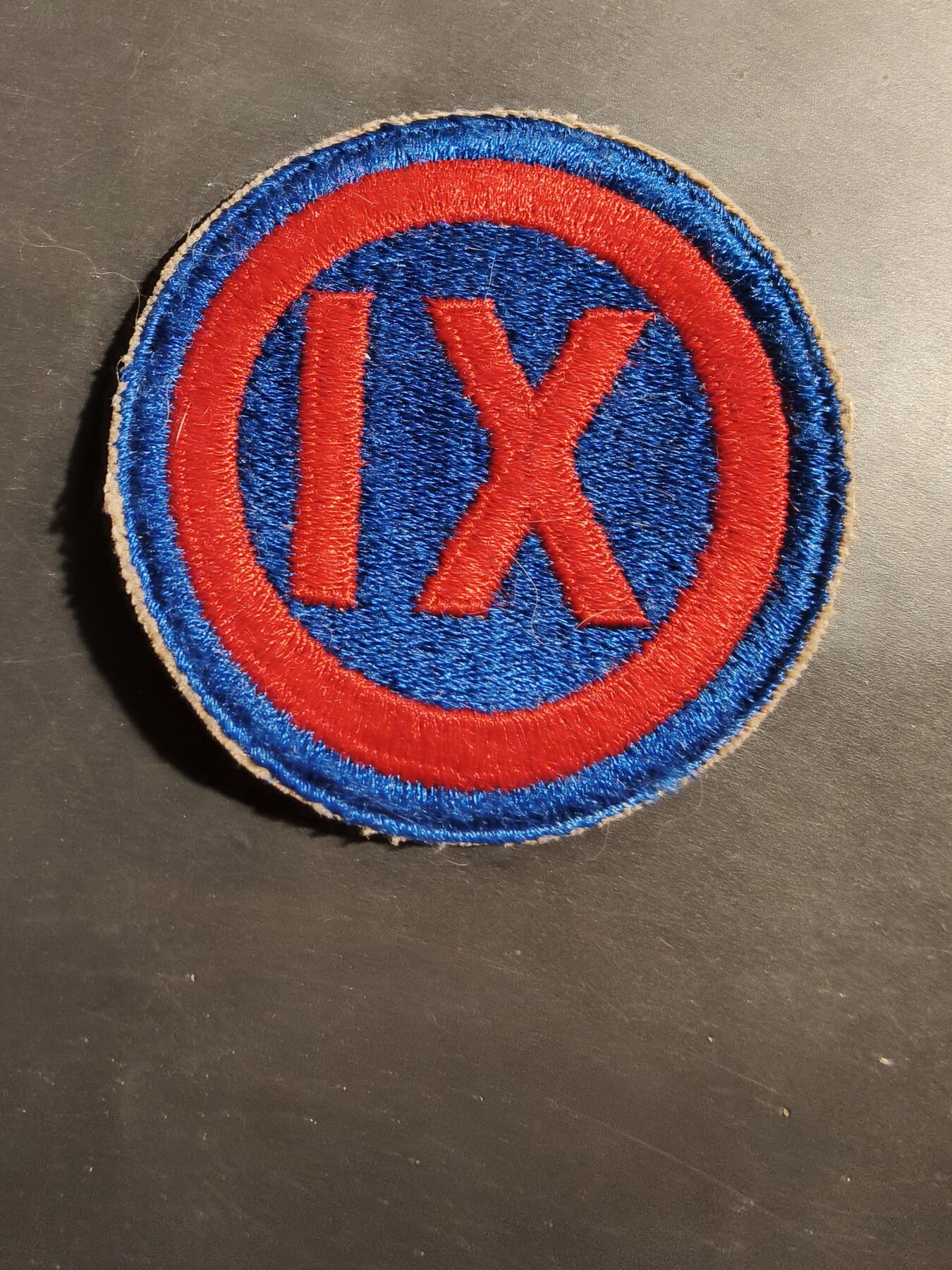 老王徽章第180期 美国陆军第9军臂章