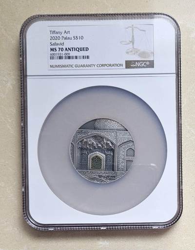 ❤️【币观天下】❤️ 第342期钱币秒杀拍卖场- 2026.2.4秒杀专场 长期征集拍品  - 帕劳2020年蒂凡尼艺术2盎司银币NGC评级封装币带证书包装