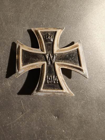 老王徽章第180期 - 德国一战一级铁十字勋章   没有背杆
