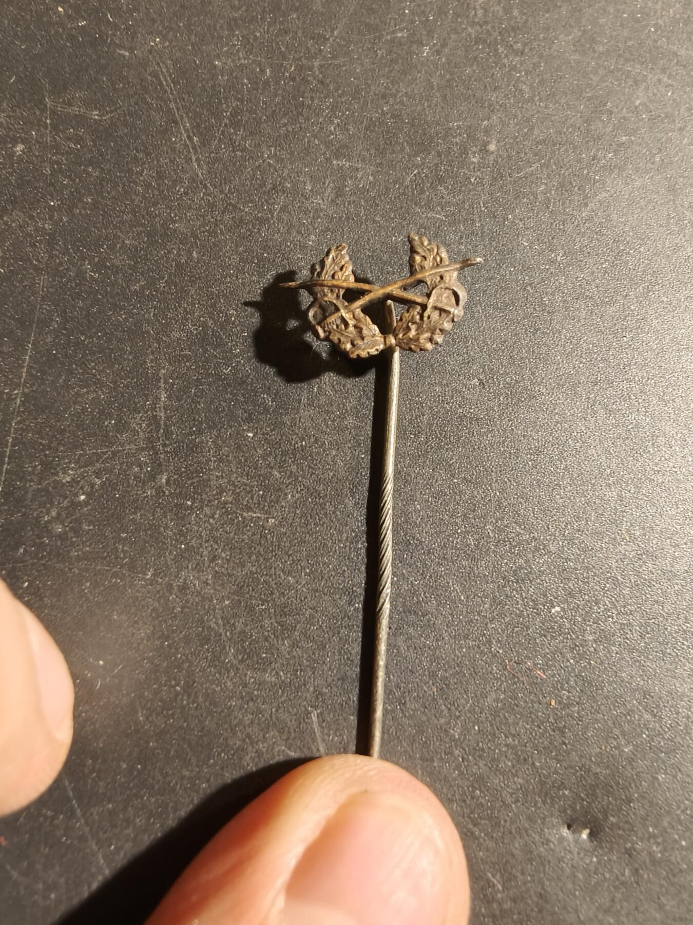 老王徽章第180期 联邦德国国防军帽徽针插