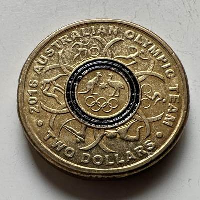 🌹外币初藏🌹🐯2026年第16场 快递将在12号停运 年前需发货的抓紧 ，年后正月十五恢复发货 - 澳大利亚2016年¥2彩色纪念币