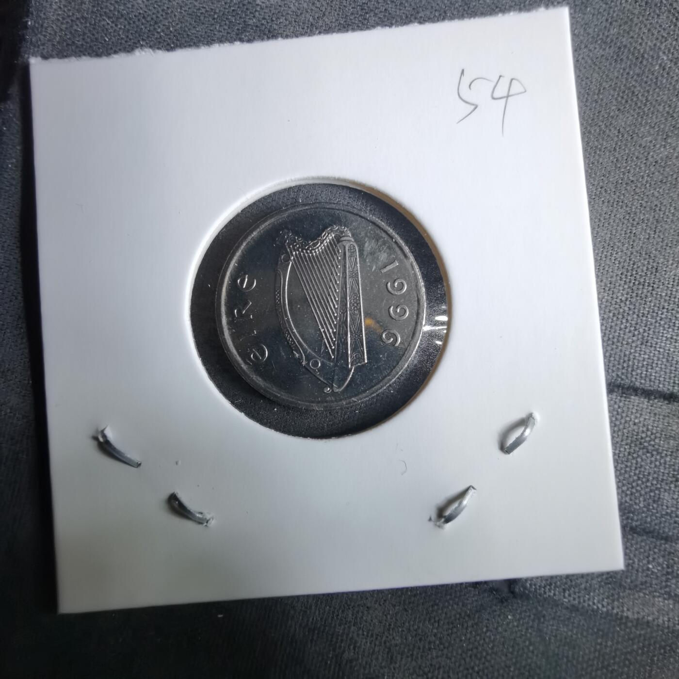 沼泽如烟--第985场 爱尔兰1996年5便士