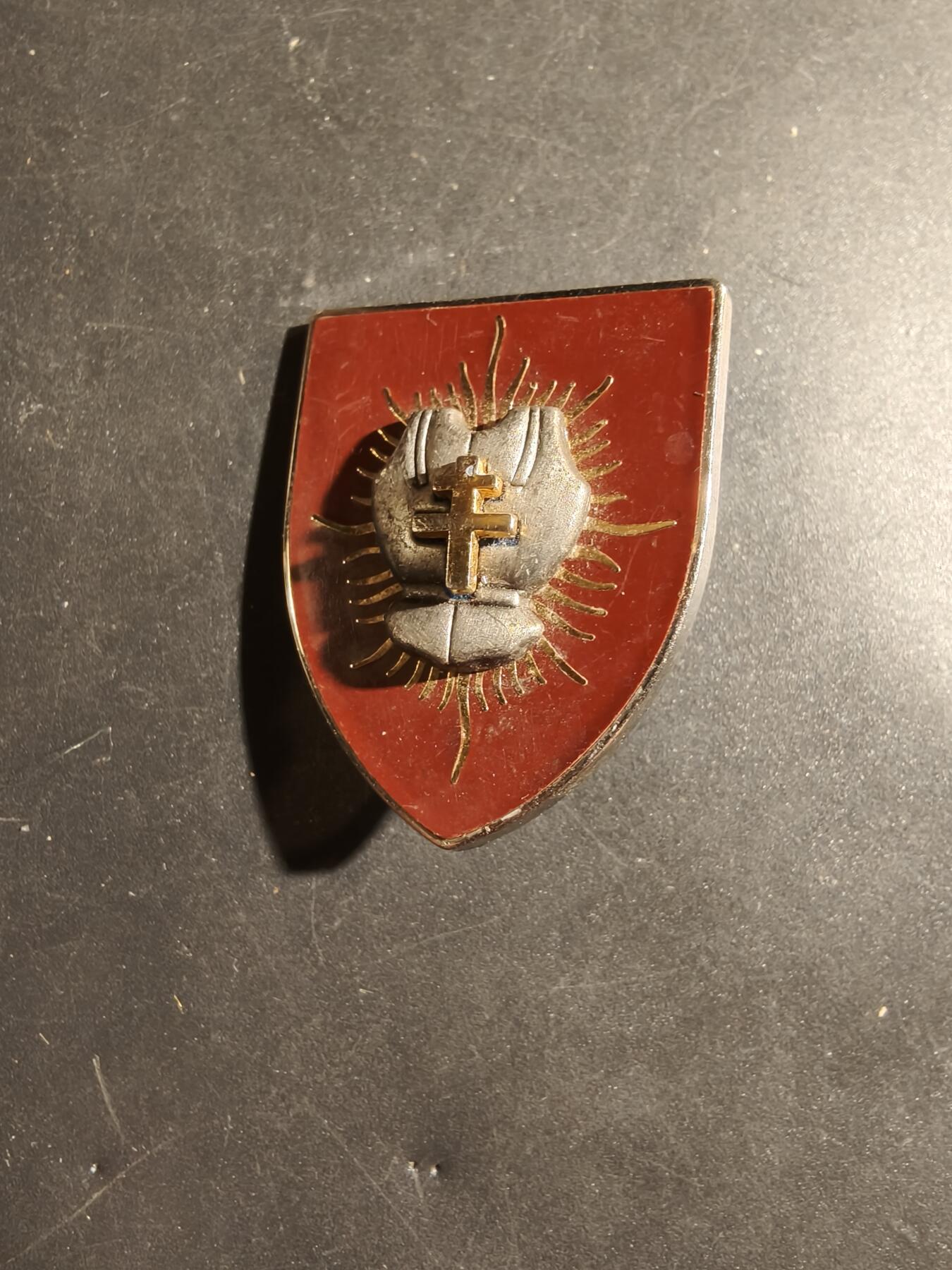 老王徽章第180期 法国陆军6/12胸甲骑兵团证章