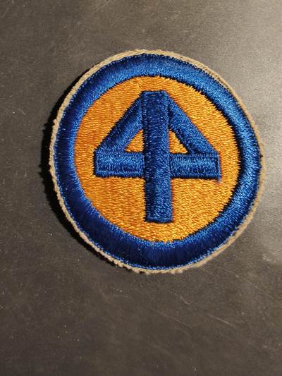 老王徽章第180期 - 二战时期美国陆军第44步兵师臂章