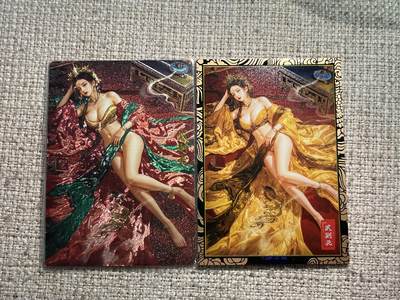欢迎送拍、零成本上架，释放现金流，合理分配上拍卡品 - 【折光、彩闪】宗rich 武则天一对 奇典卡牌&天下归心