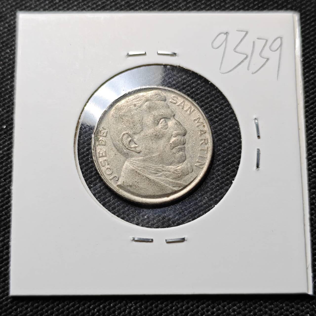 KK钱币收藏小铺  第393期  2月预留时间 周末发货  阿根廷20分纪念币