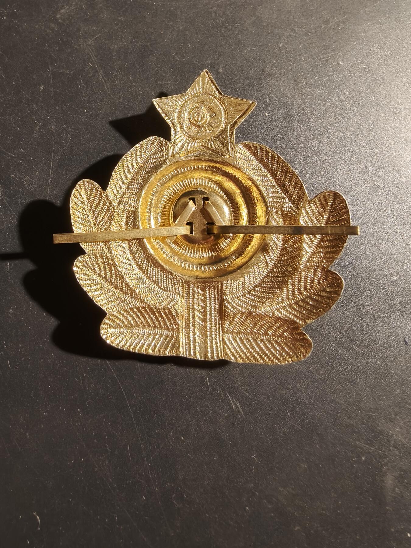 老王徽章第180期 苏联海军大檐帽帽徽