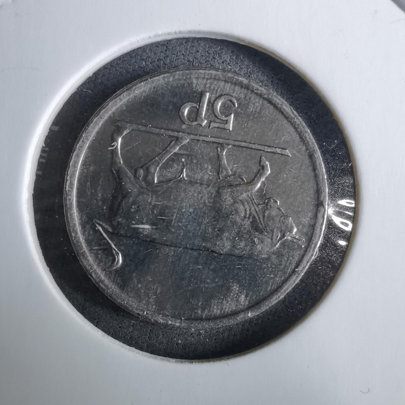 沼泽如烟--第985场 爱尔兰1996年5便士