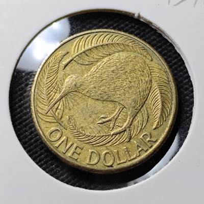 KK钱币收藏小铺  第393期  2月预留时间 周末发货 -  新西兰1元