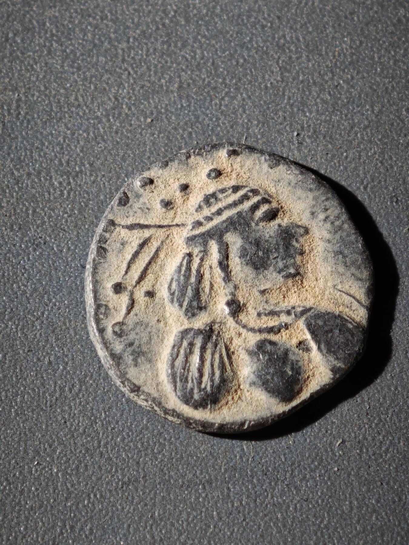 116期新疆红钱粟特钱币丝路钱币专场 A2铅制丝路币