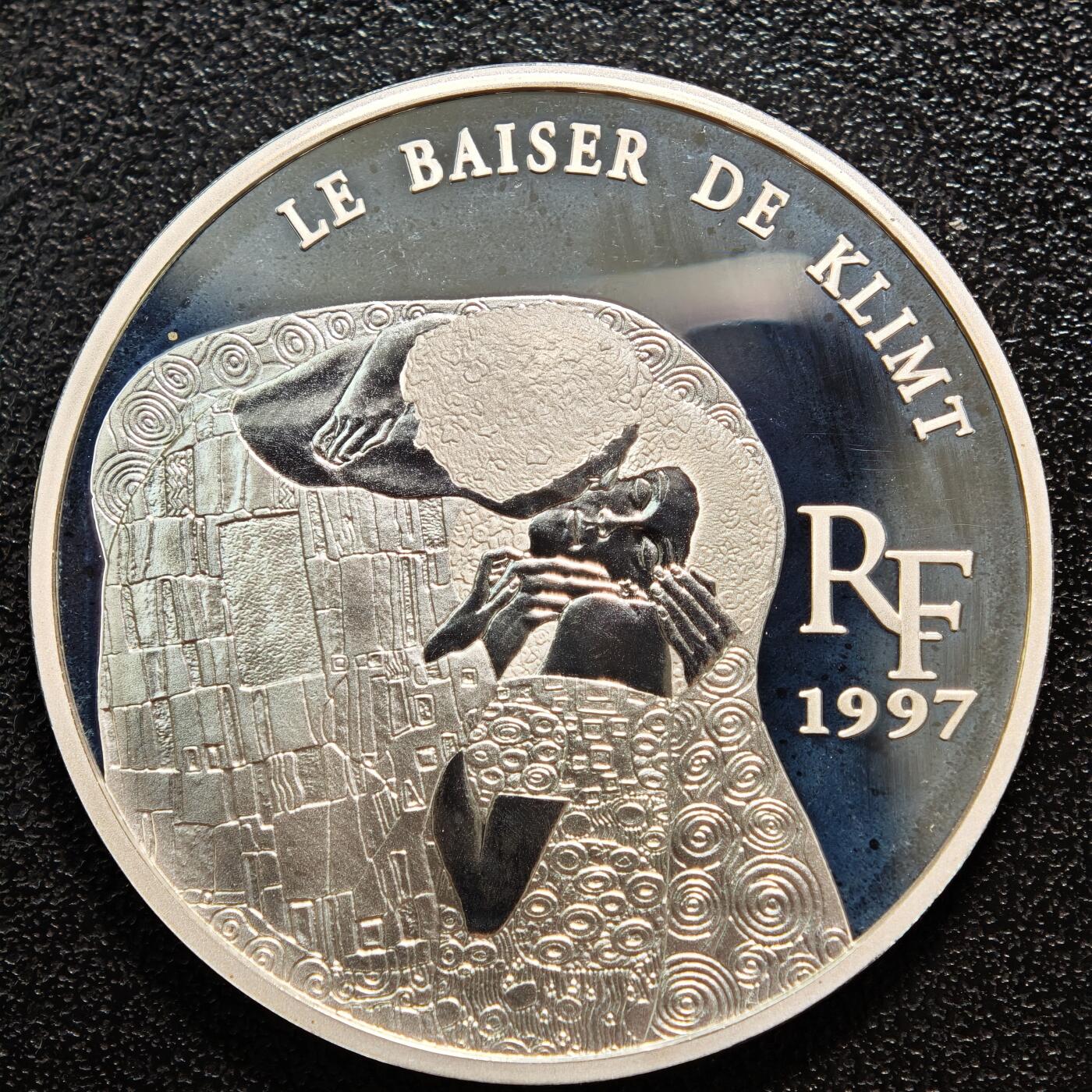 【德藏】世界币章拍卖第164期（拍品征集中~欢迎藏友联系） 1997年 法国克里姆特的