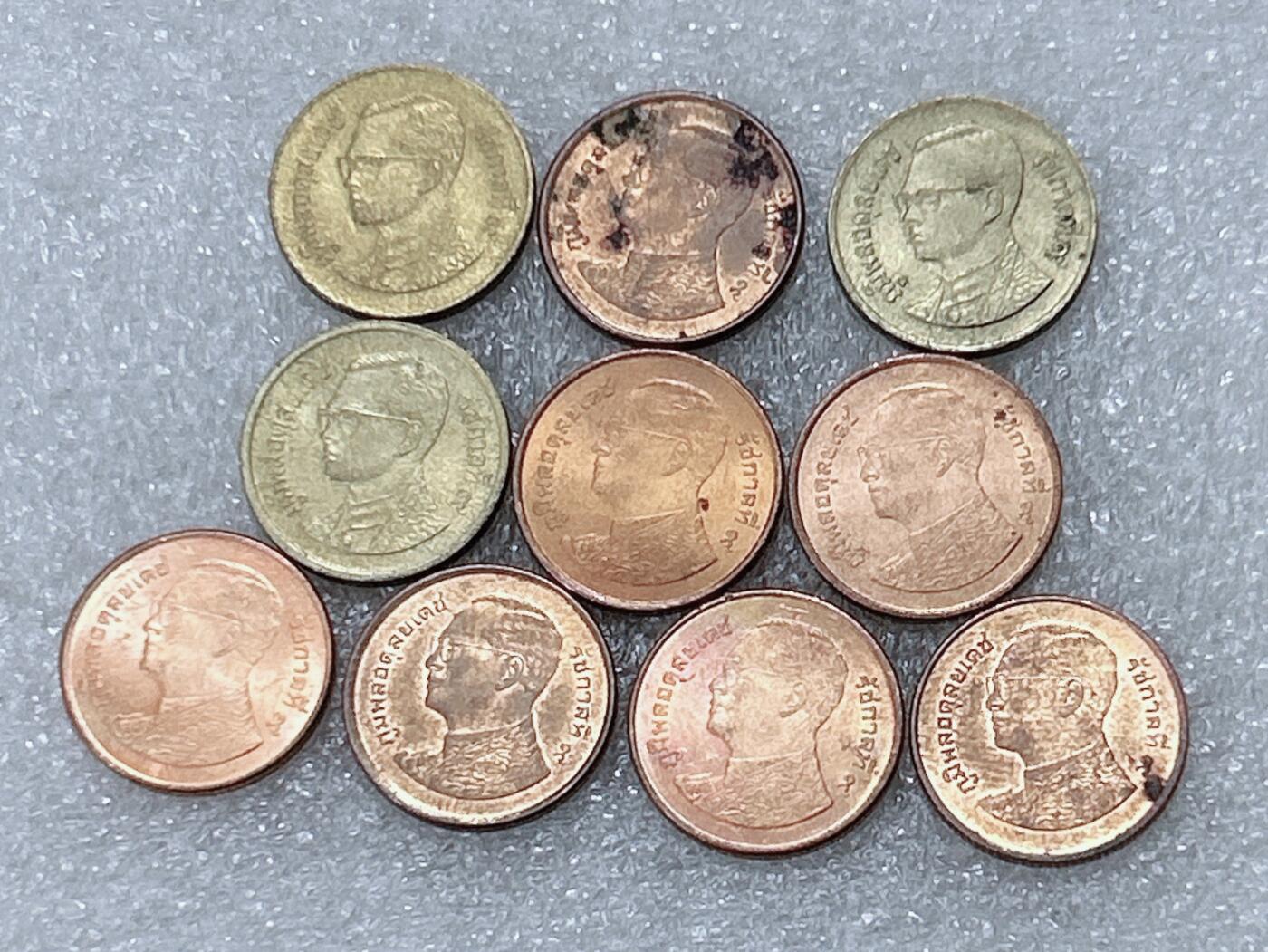 第一海外回流一元起拍收藏 散集专场  第300期 泰国25萨当硬币 10枚