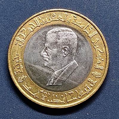 【全场包邮】纯粹捡漏拍500场-持续更新中 - 叙利亚1995年25镑哈菲兹阿萨德当选总统25周年双色纪念币