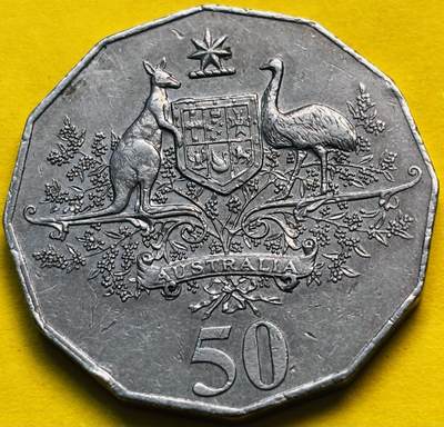 文馨钱币收藏第 293 场，春节前最后一期全部发出，将不予寄存，请悉知 - 澳大利亚2001年50分联邦成立百年纪念币 32mm