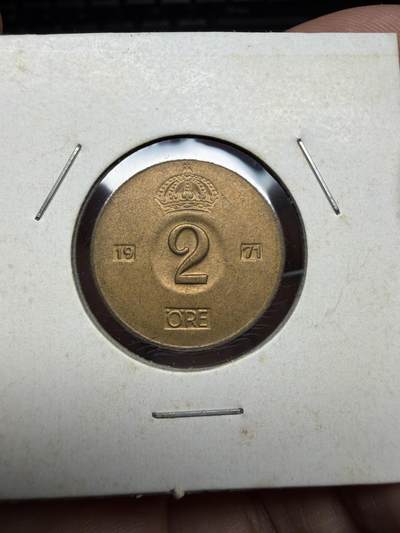 2025年集古藏今外币拍卖第二期-第4场—（总第304拍），可以寄存60天，满160元包邮。 - 1971年瑞典2欧尔