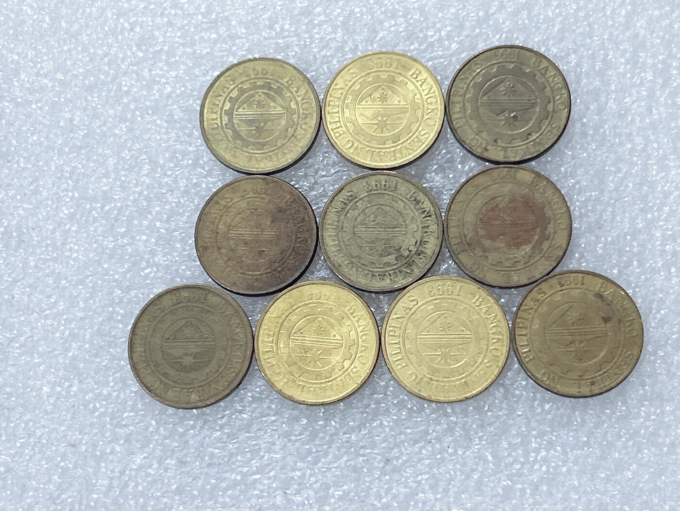 第一海外回流一元起拍收藏 散集专场  第300期 菲律宾25分硬币 10枚