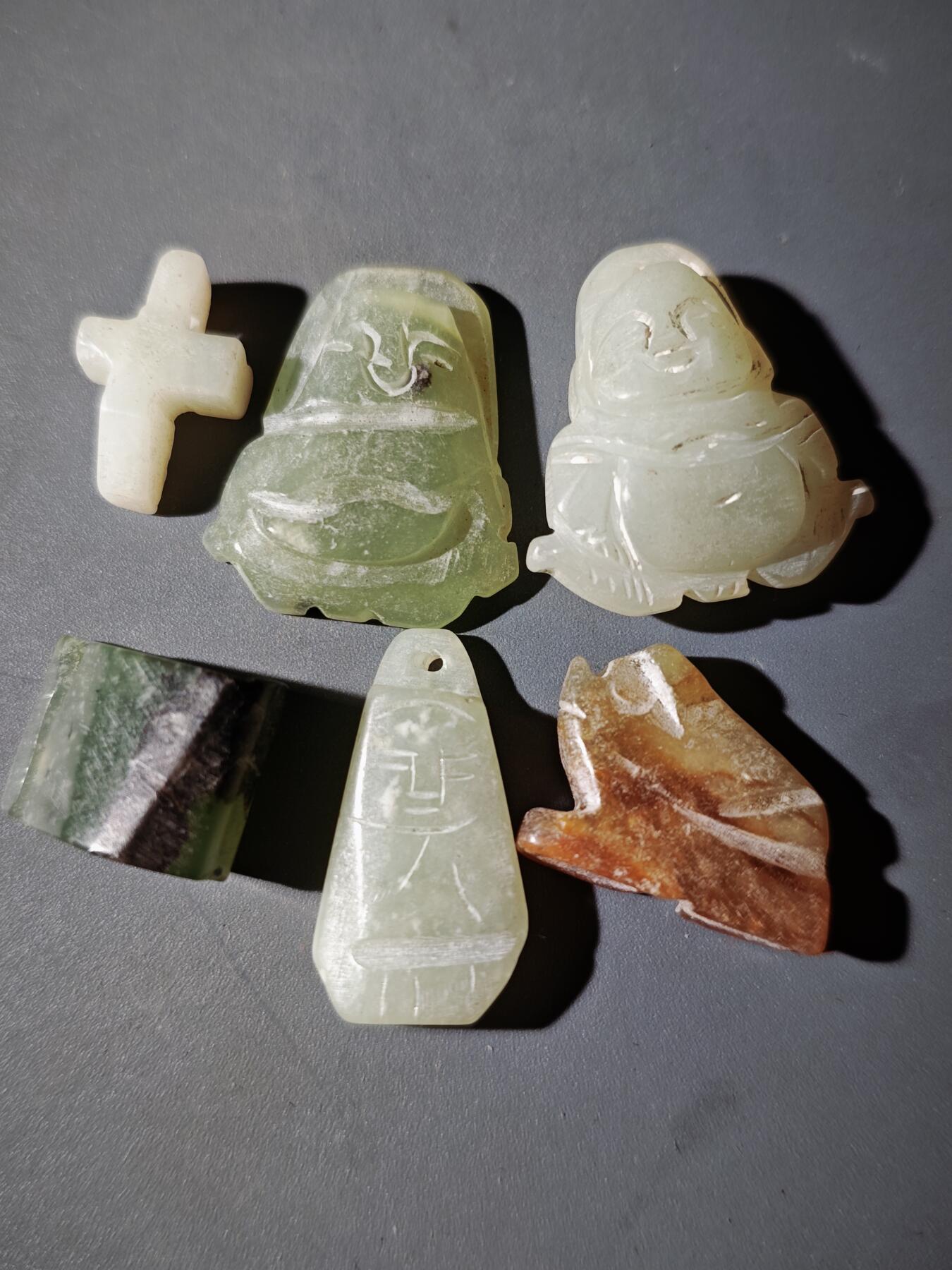 116期新疆红钱粟特钱币丝路钱币专场 1 岫玉一组