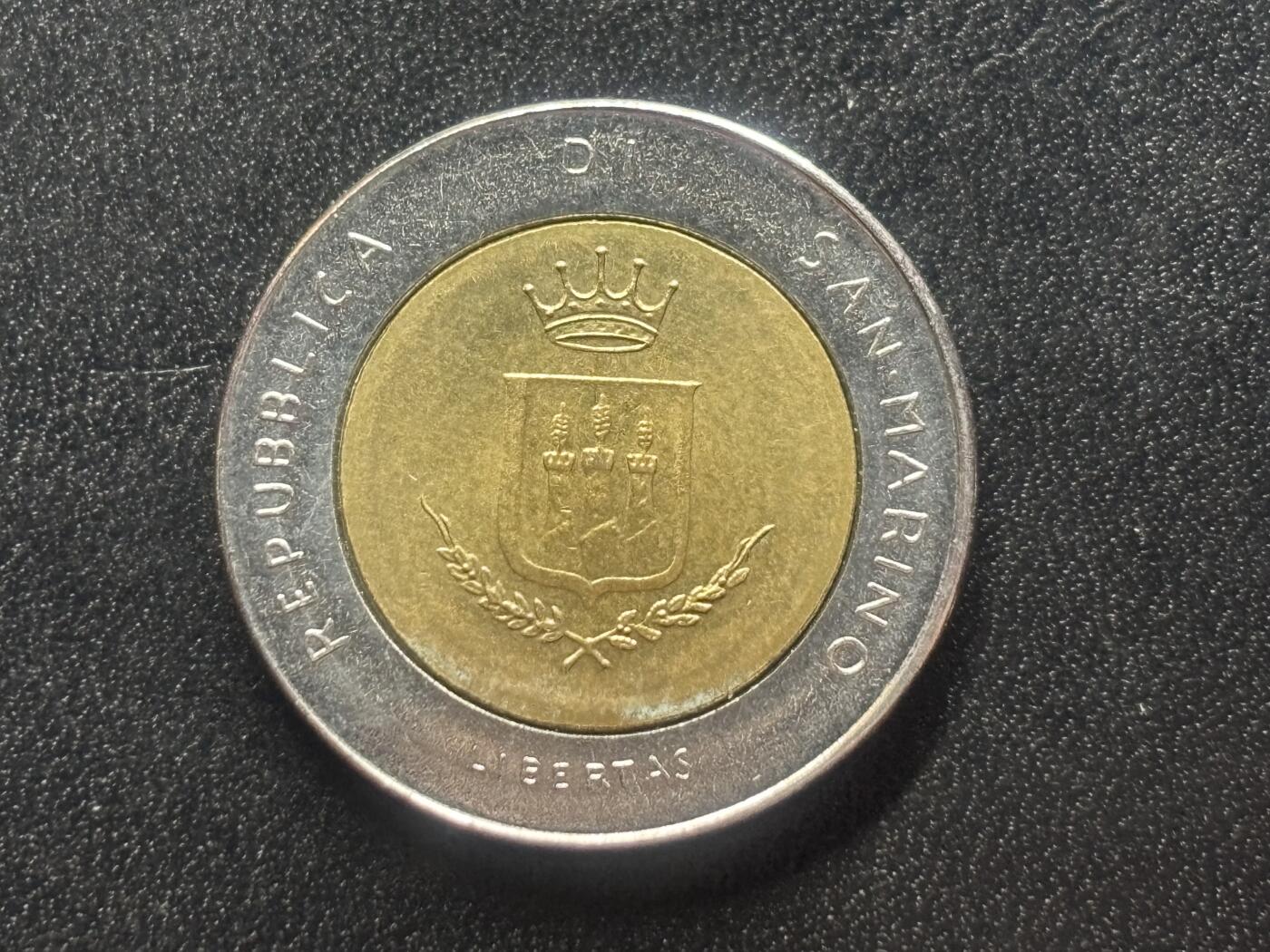 邮泉阁限时拍卖第四十一场（硬币在国外。请付邮费6元。） 圣马力诺1983年500里拉