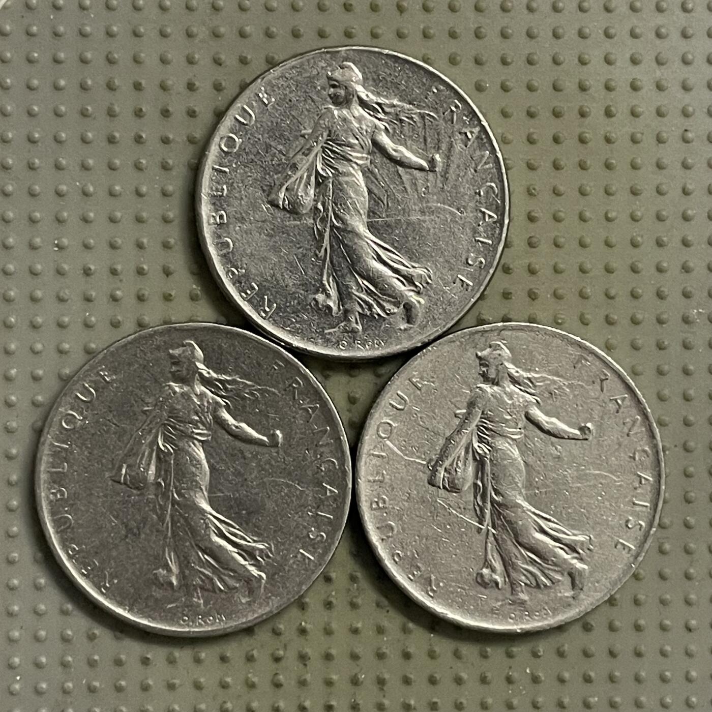 2026年第22场各国散币拍卖（总第172场） 法国1法郎3枚