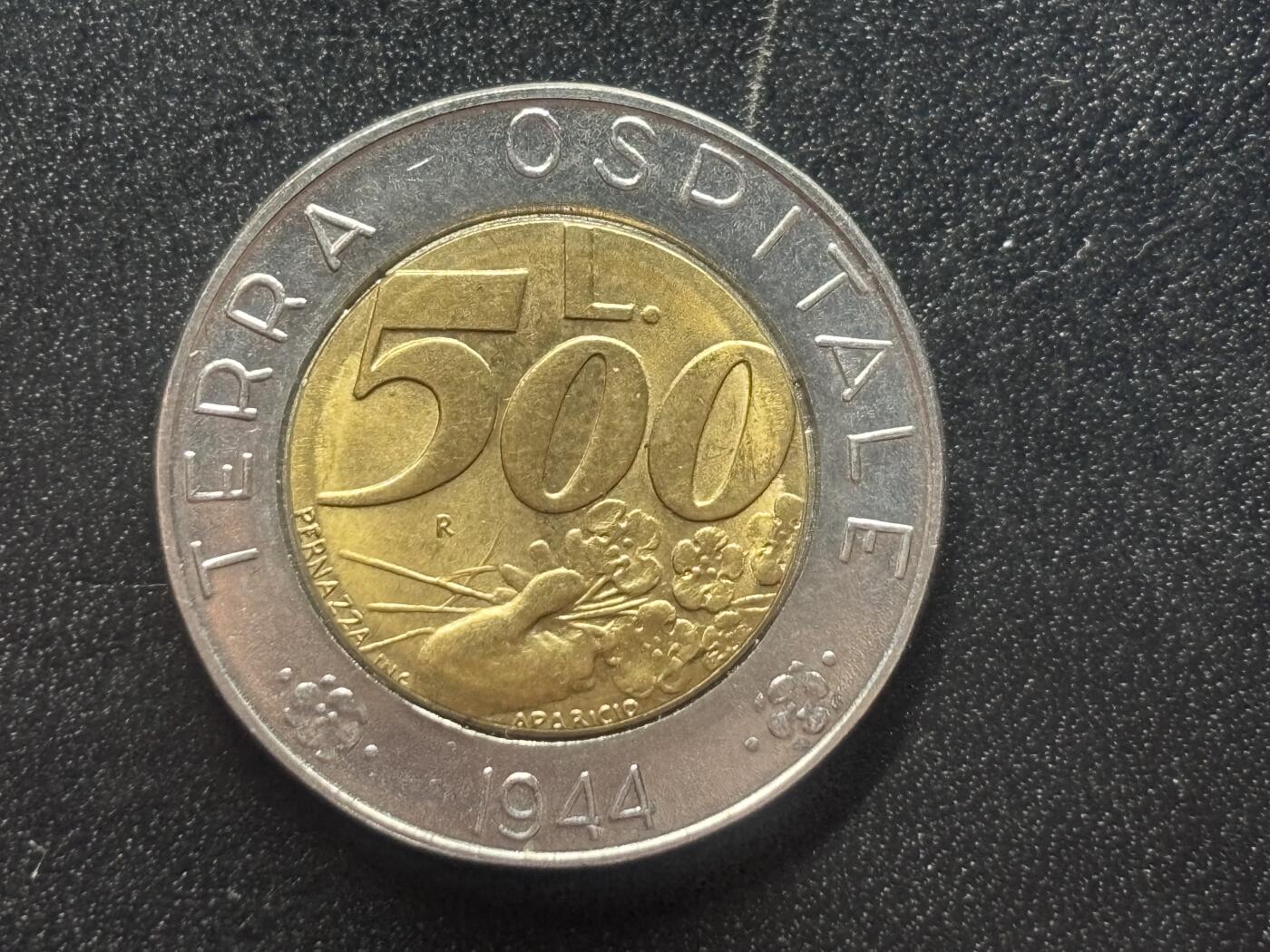 邮泉阁限时拍卖第四十一场（硬币在国外。请付邮费6元。） 圣马力诺1991年500里拉