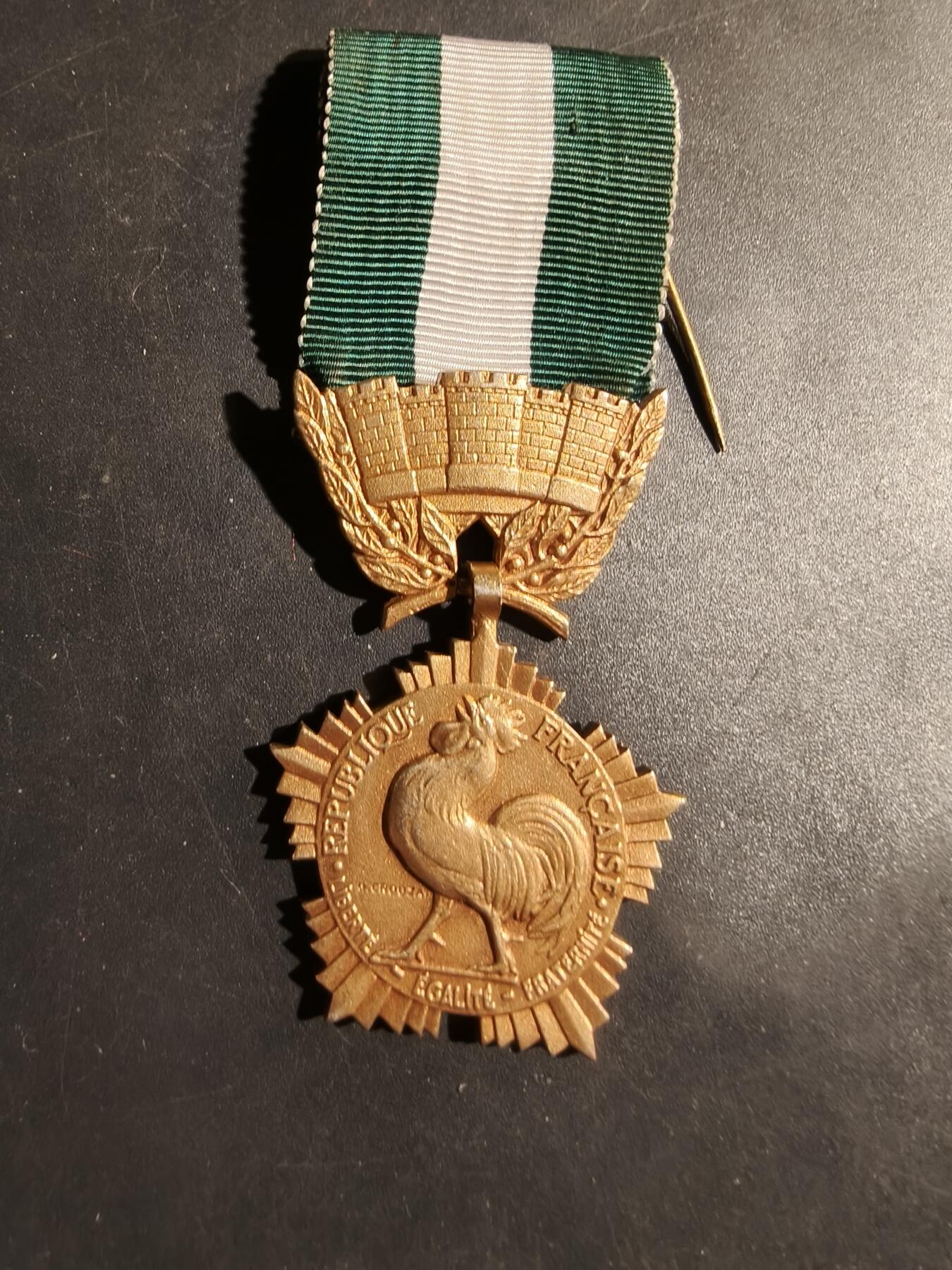 老王徽章第180期 法国金级地方嘉奖奖章