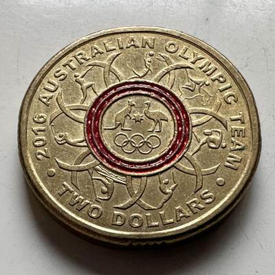 🌹外币初藏🌹🐯2026年第16场 快递将在12号停运 年前需发货的抓紧 ，年后正月十五恢复发货 - 澳大利亚2016年¥2彩色纪念币