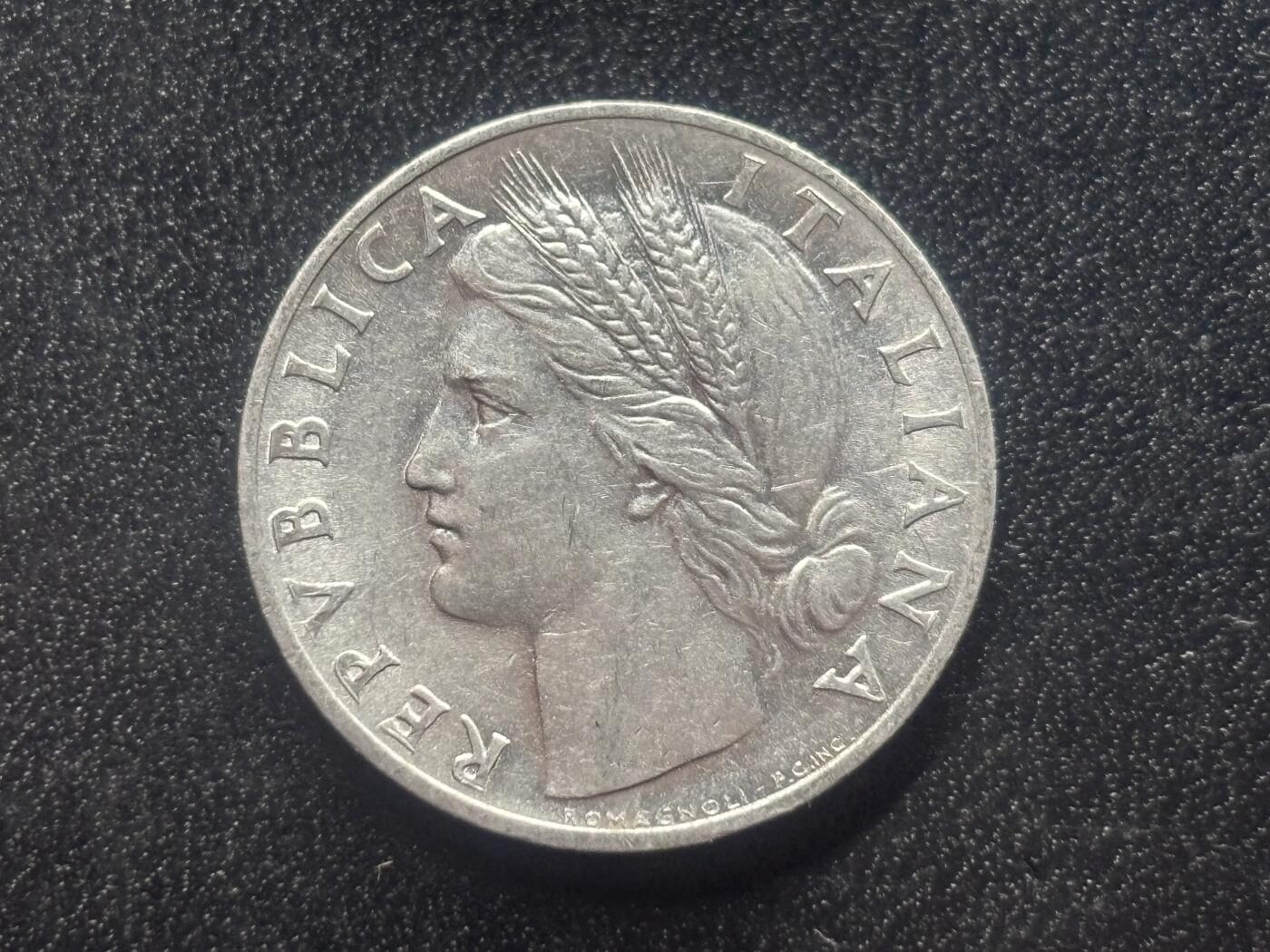 邮泉阁限时拍卖第四十一场（硬币在国外。请付邮费6元。） 意大利1948年1里拉