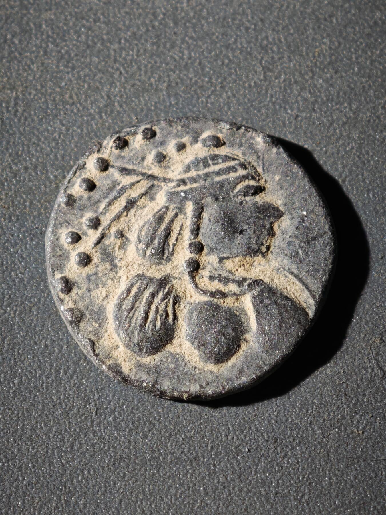 116期新疆红钱粟特钱币丝路钱币专场 A2铅制丝路币