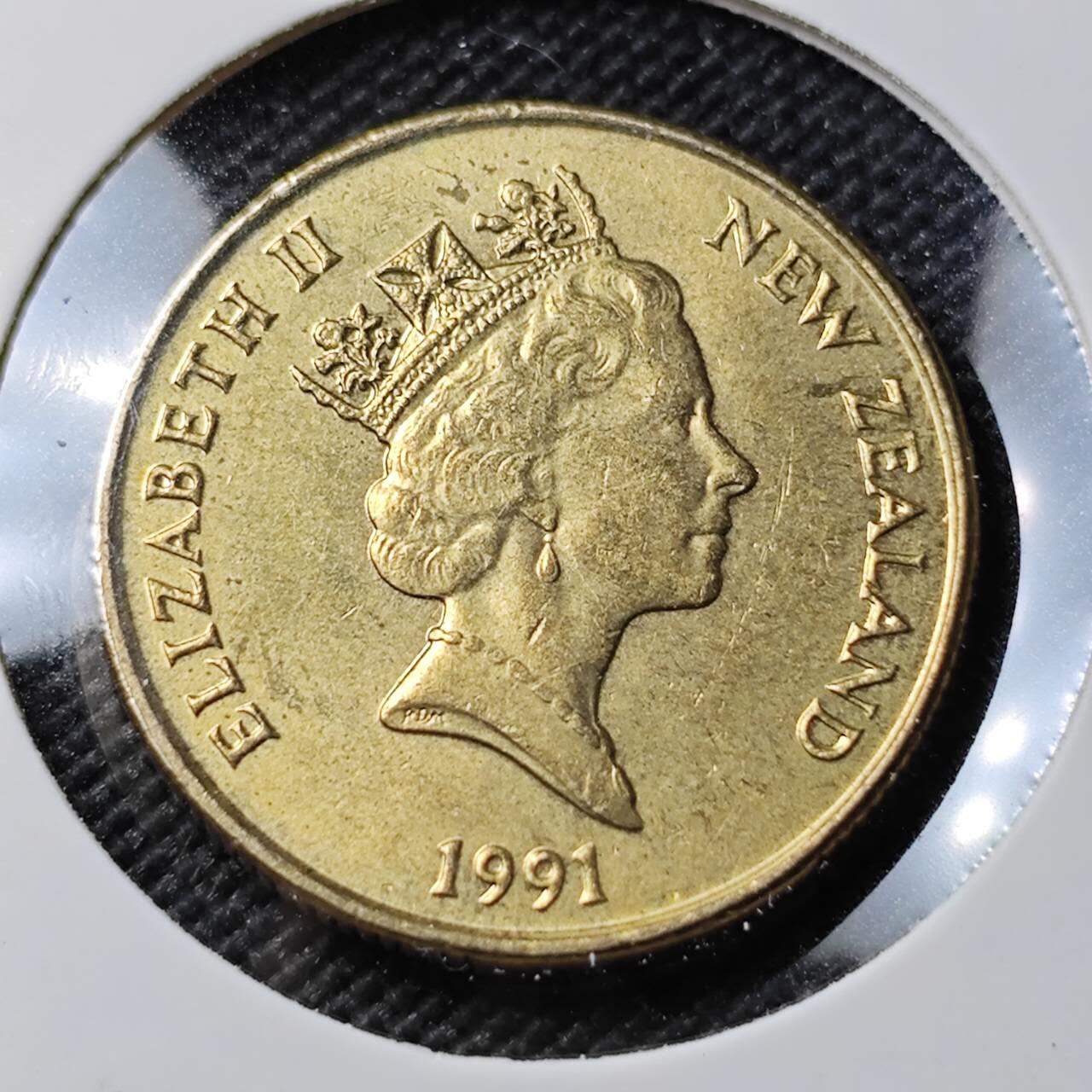 KK钱币收藏小铺  第393期  2月预留时间 周末发货  新西兰1元