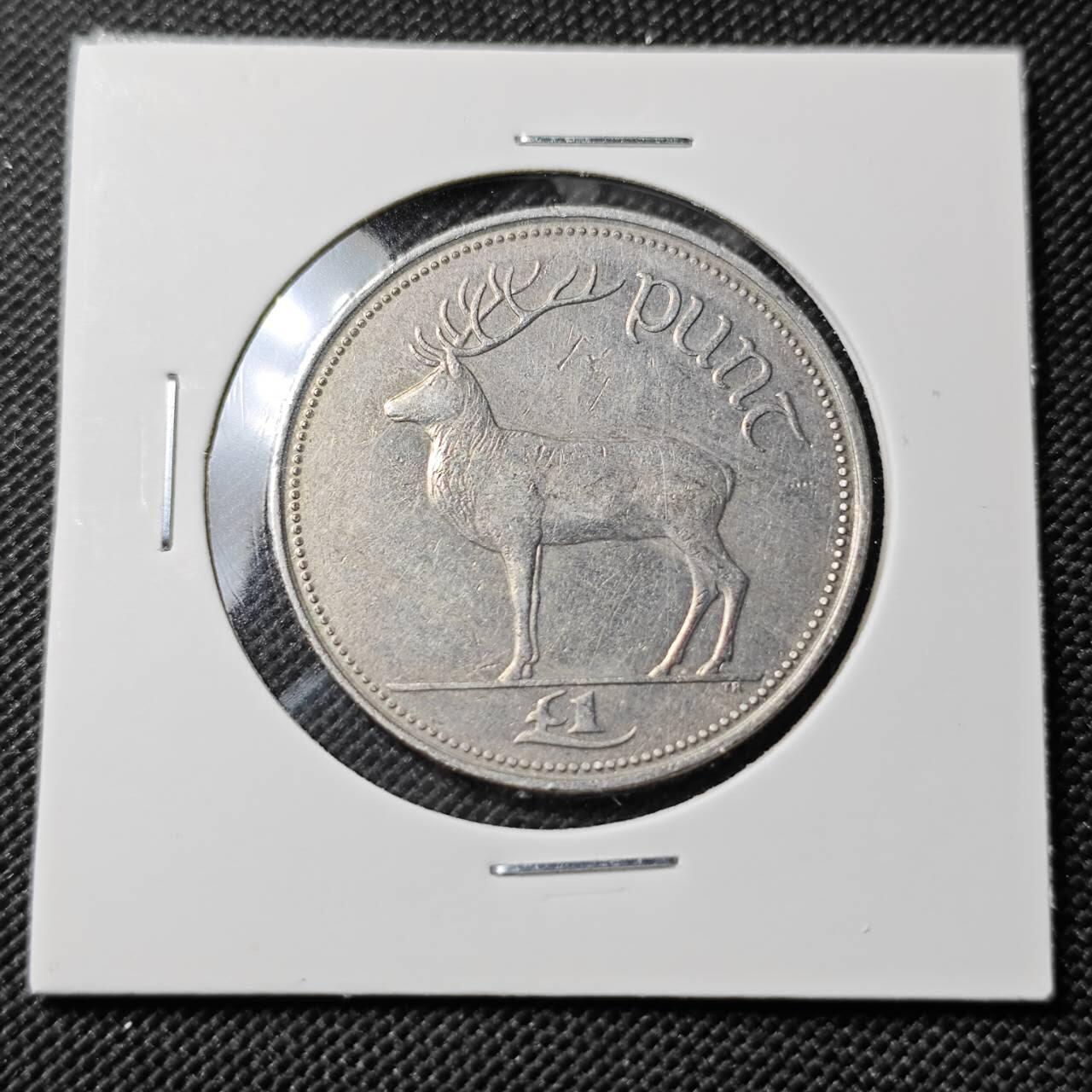 KK钱币收藏小铺  第393期  2月预留时间 周末发货  爱尔兰1镑