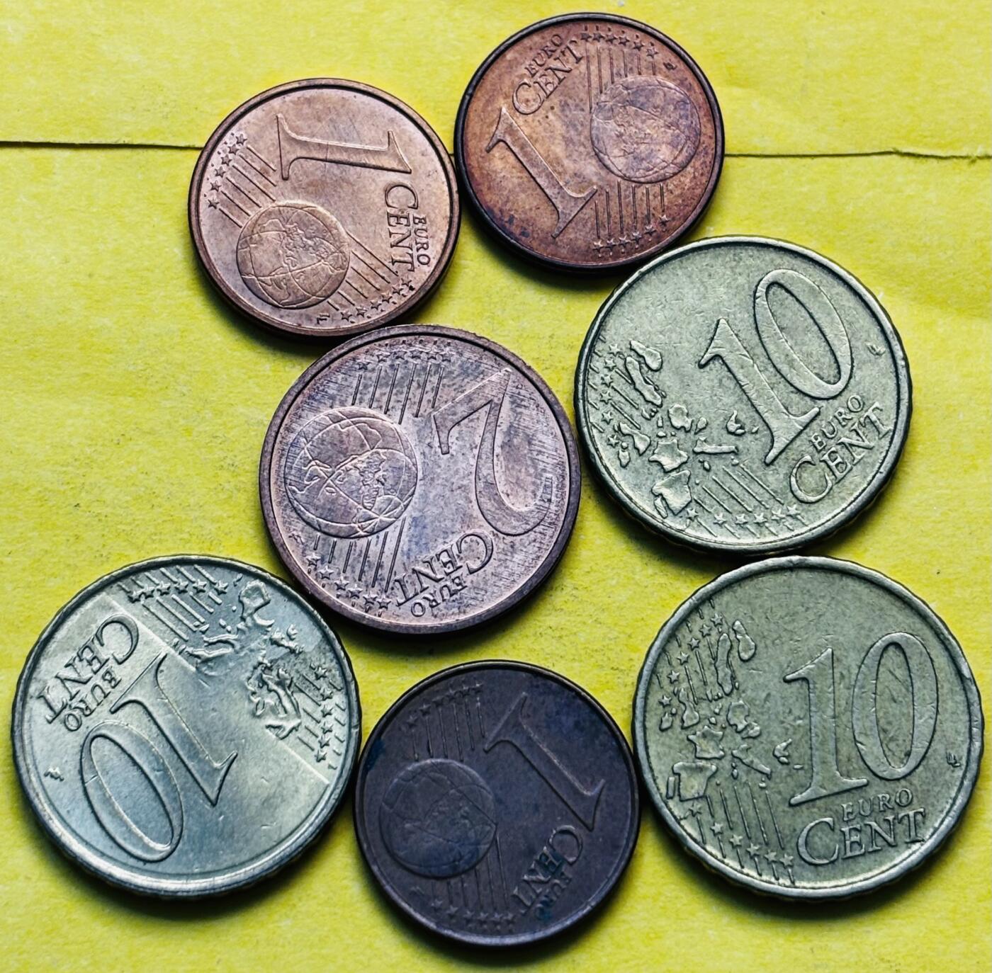 文馨钱币收藏第 293 场，春节前最后一期全部发出，将不予寄存，请悉知 欧分一组