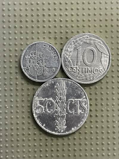 2026年第22场各国散币拍卖（总第172场） - 西班牙铝币3枚