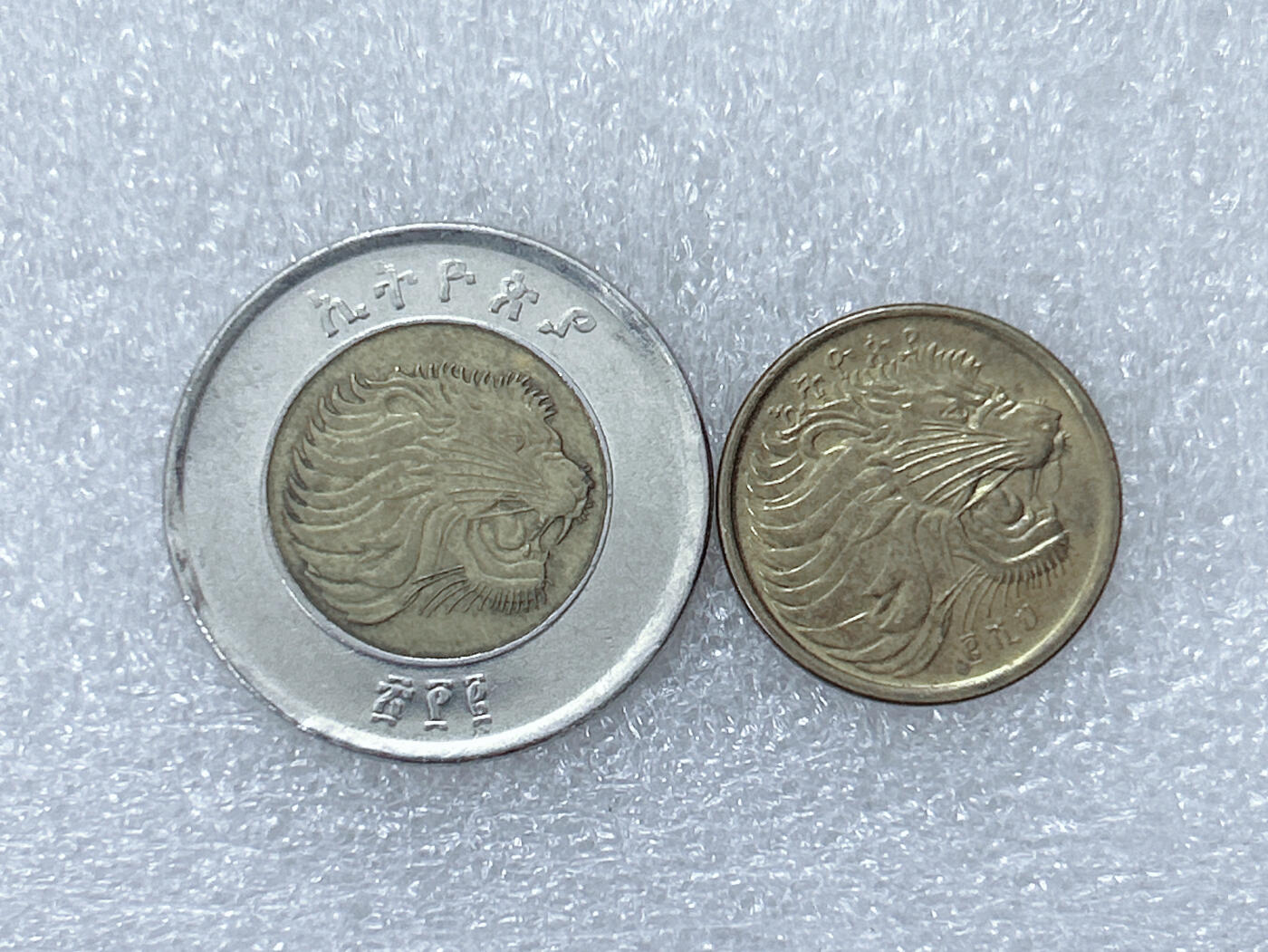 第一海外回流一元起拍收藏 散集专场  第301期 埃塞俄比亚硬币 2枚