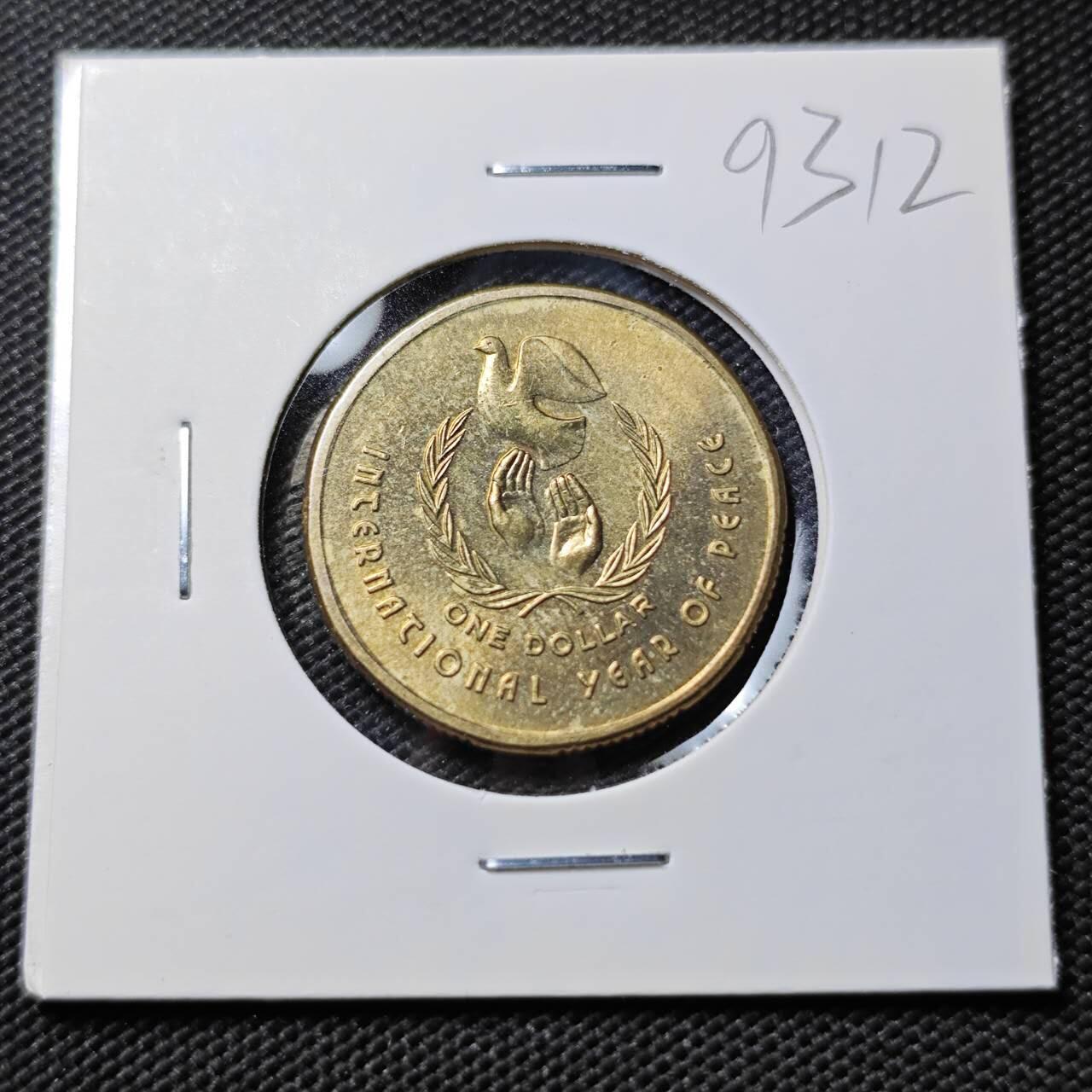 KK钱币收藏小铺  第393期  2月预留时间 周末发货  澳大利亚1元纪念币 好品