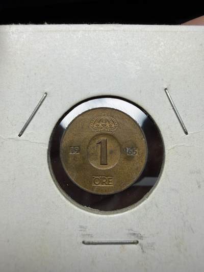 2025年集古藏今外币拍卖第二期-第4场—（总第304拍），可以寄存60天，满160元包邮。 - 1965年瑞典1欧尔