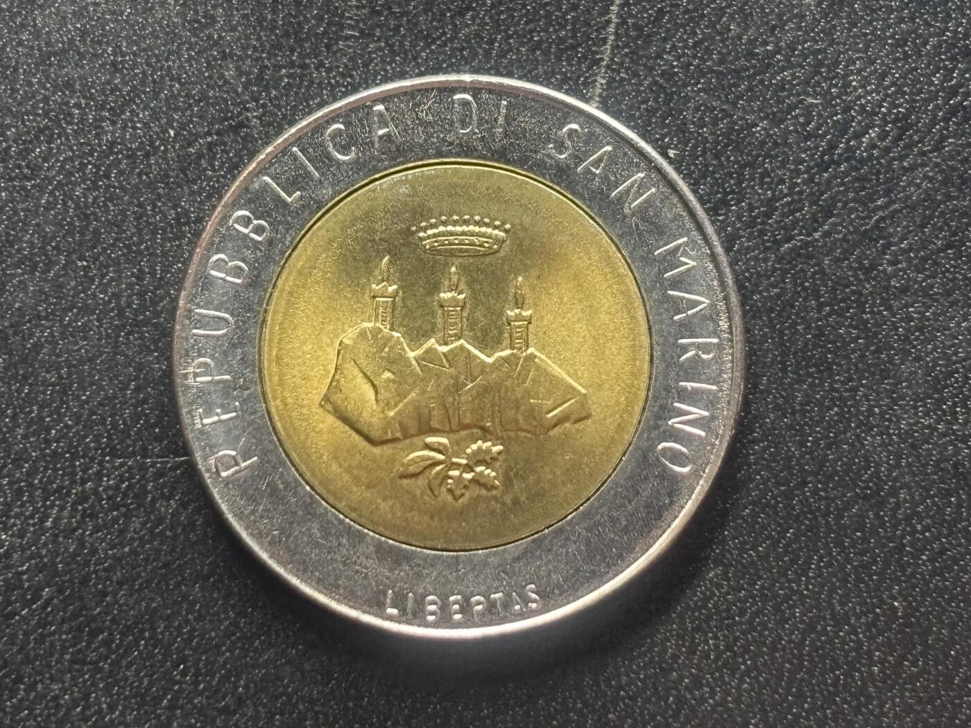 邮泉阁限时拍卖第四十一场（硬币在国外。请付邮费6元。） 圣马力诺1986年500里拉