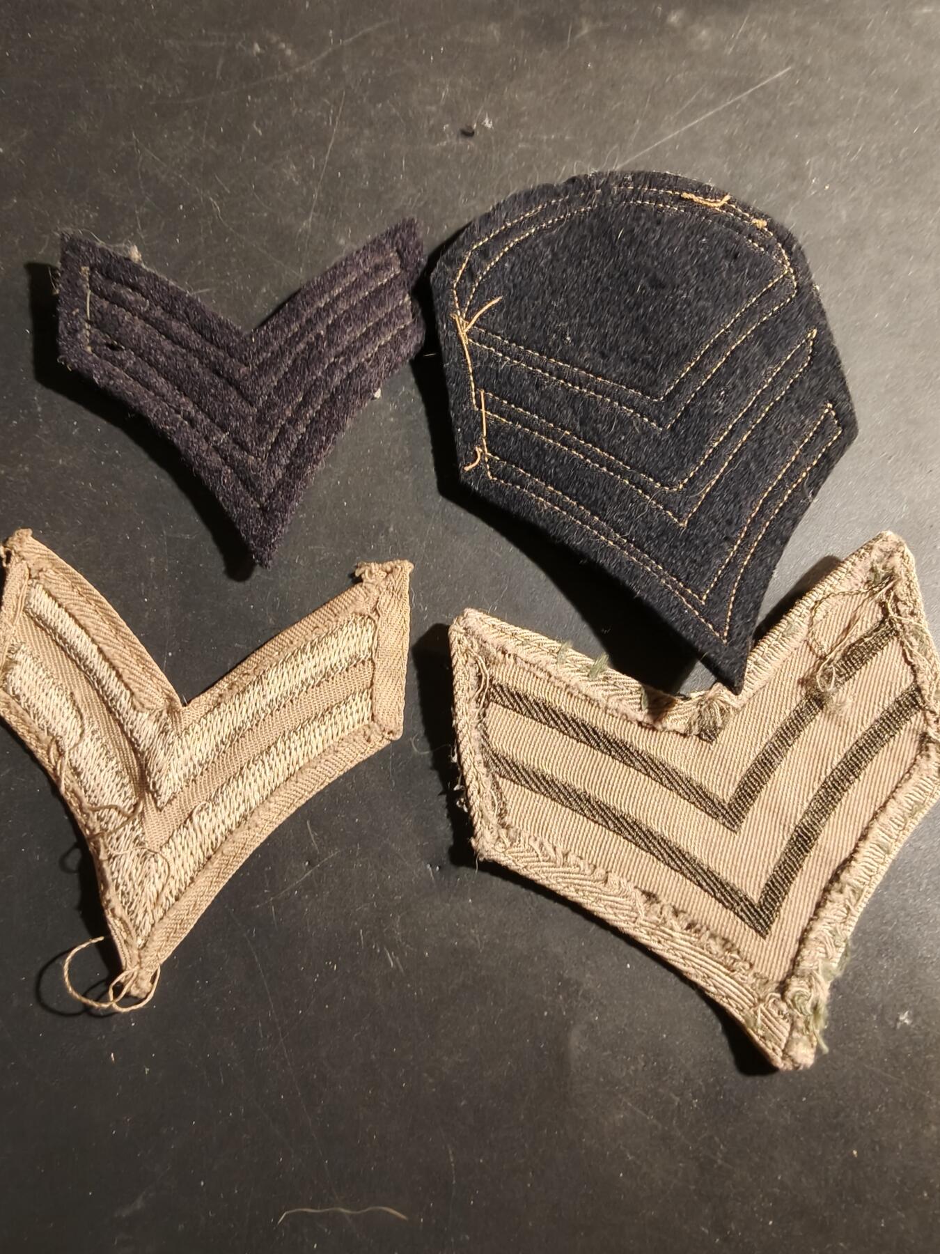 老王徽章第180期 美国军衔臂章一组