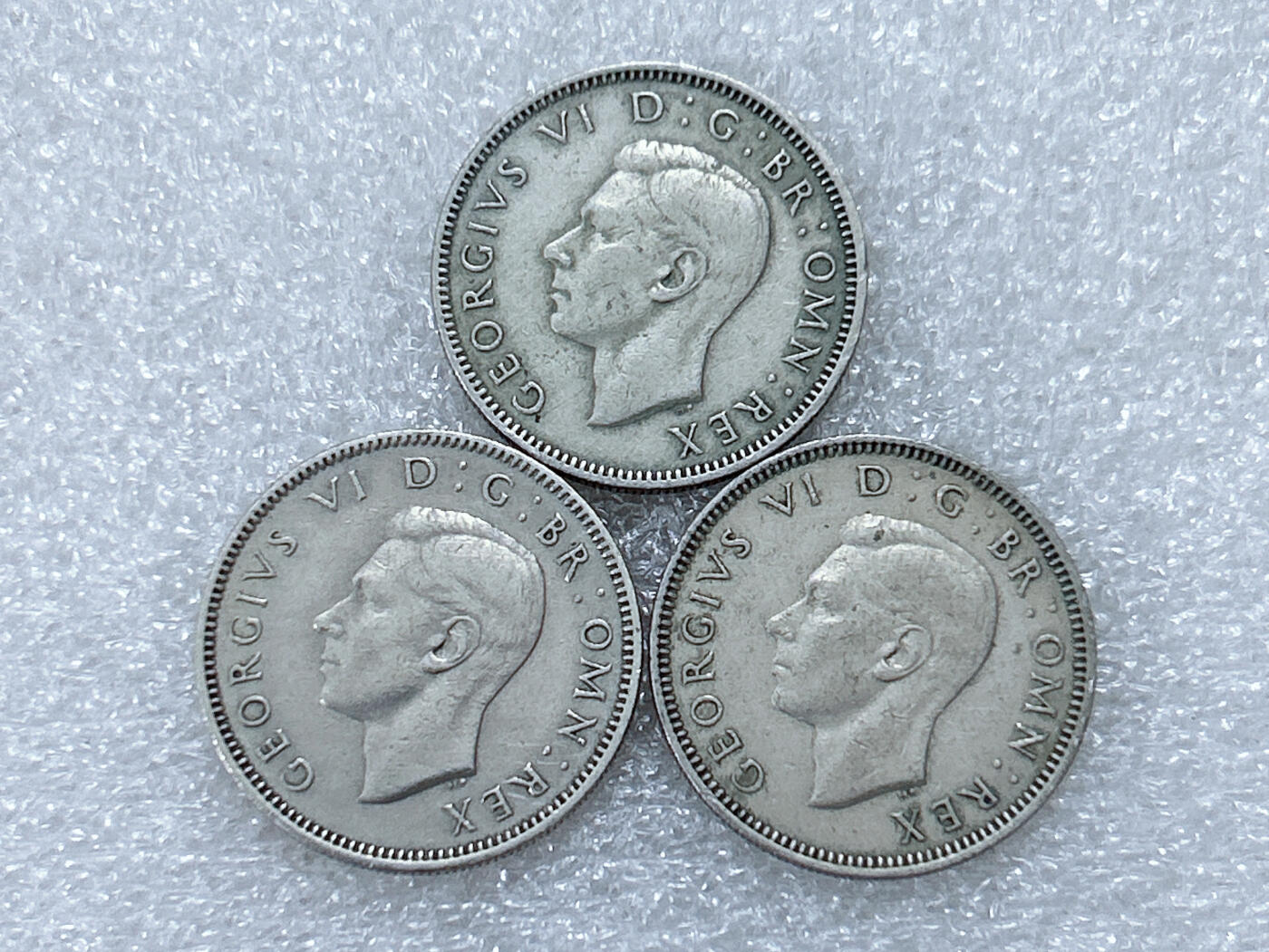 第一海外回流一元起拍收藏 散集专场  第299期 英国英格兰版1先令硬币 乔治六世 3枚