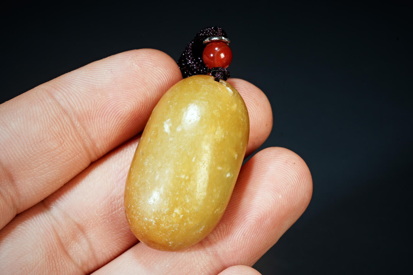 上海都达杂项专场二十一（全场包邮） 天然和田玉精雕《群松山寺》挂件90-95