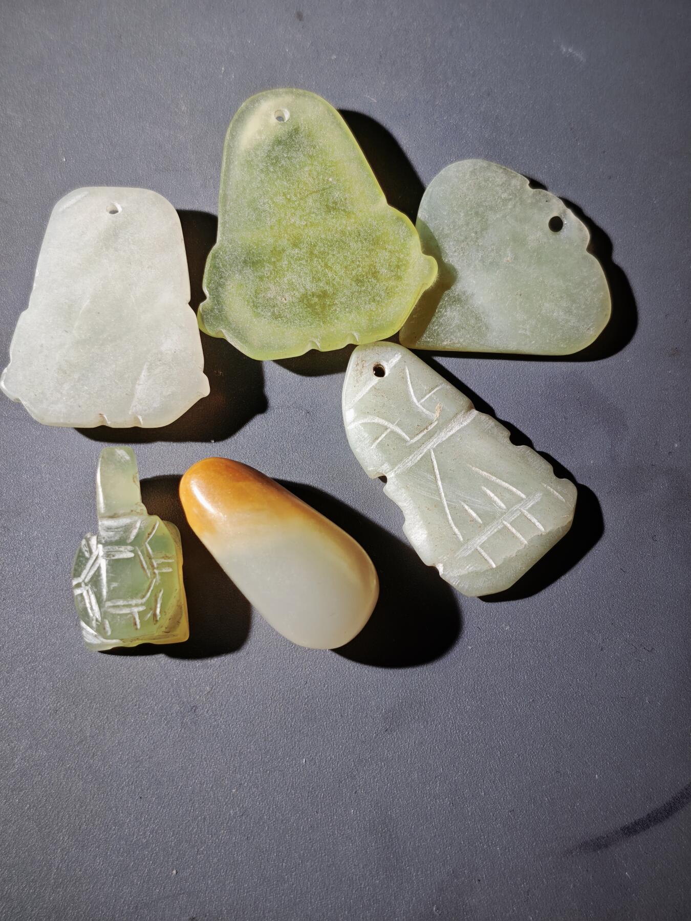 116期新疆红钱粟特钱币丝路钱币专场 5 岫玉一组