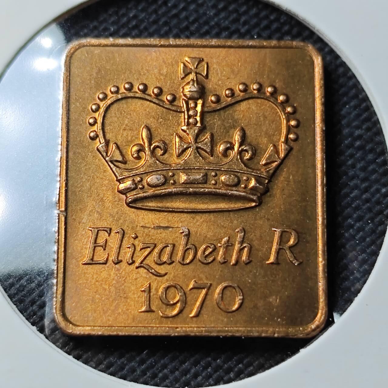 KK钱币收藏小铺  第393期  2月预留时间 周末发货  1970英国造币厂 年份纪念铜章