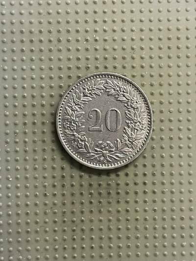 2026年第22场各国散币拍卖（总第172场） - 瑞士1955年20生丁