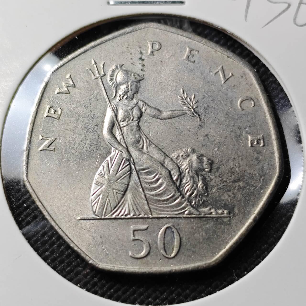 KK钱币收藏小铺  第393期  2月预留时间 周末发货  英国大50便士